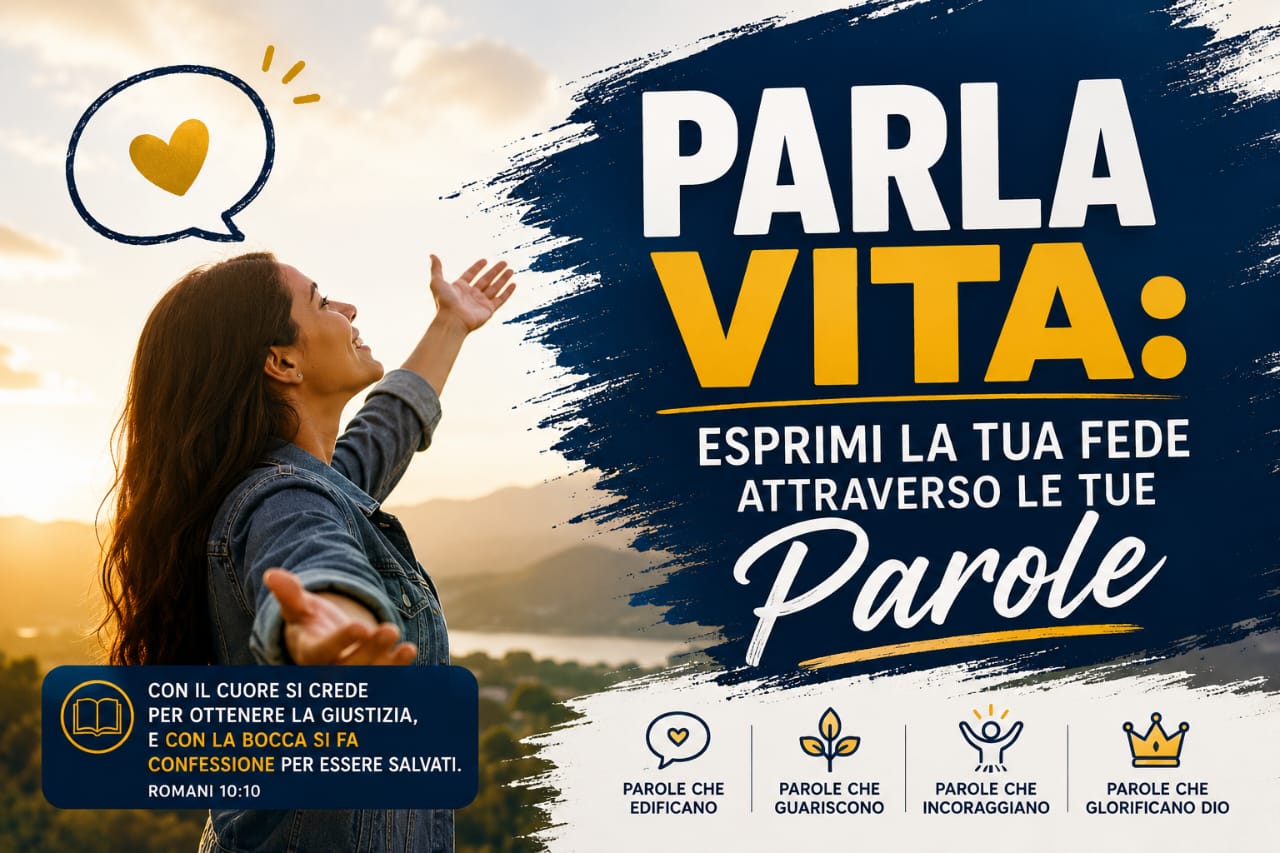 PARLA VITA: ESPRIMI LA TUA FEDE ATTRAVERSO LE TUE PAROLE