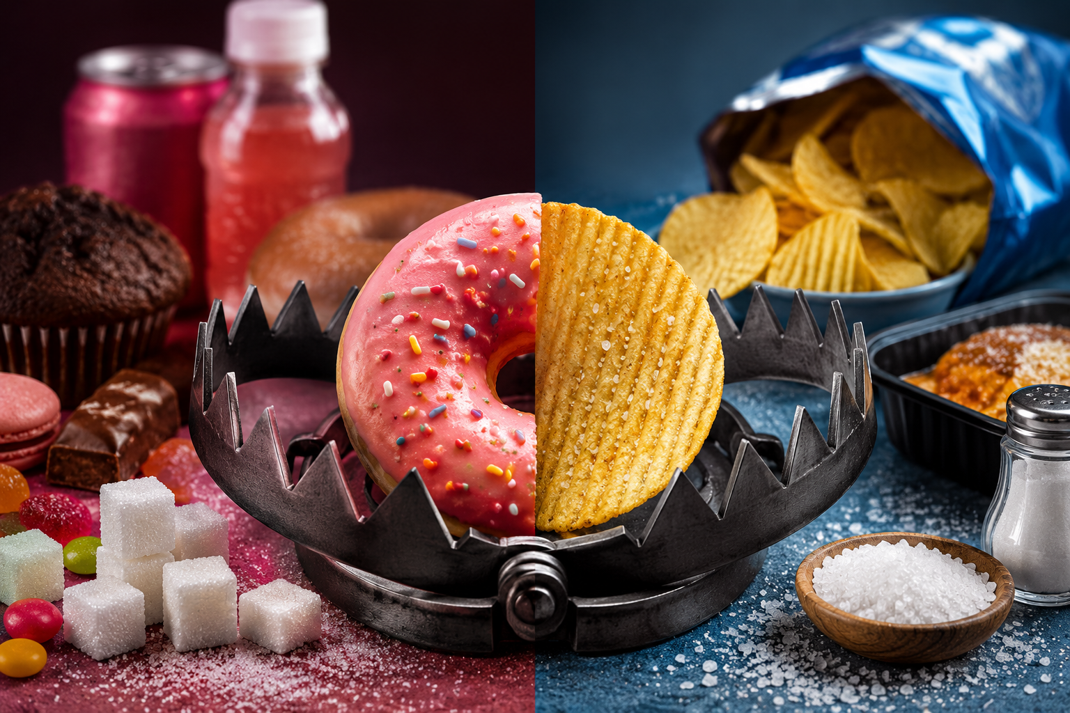 LA TRAPPOLA DEL DOLCE E DEL SALATO: PRENDERE IL CONTROLLO DEI PERICOLI NASCOSTI NELL’ALIMENTAZIONE